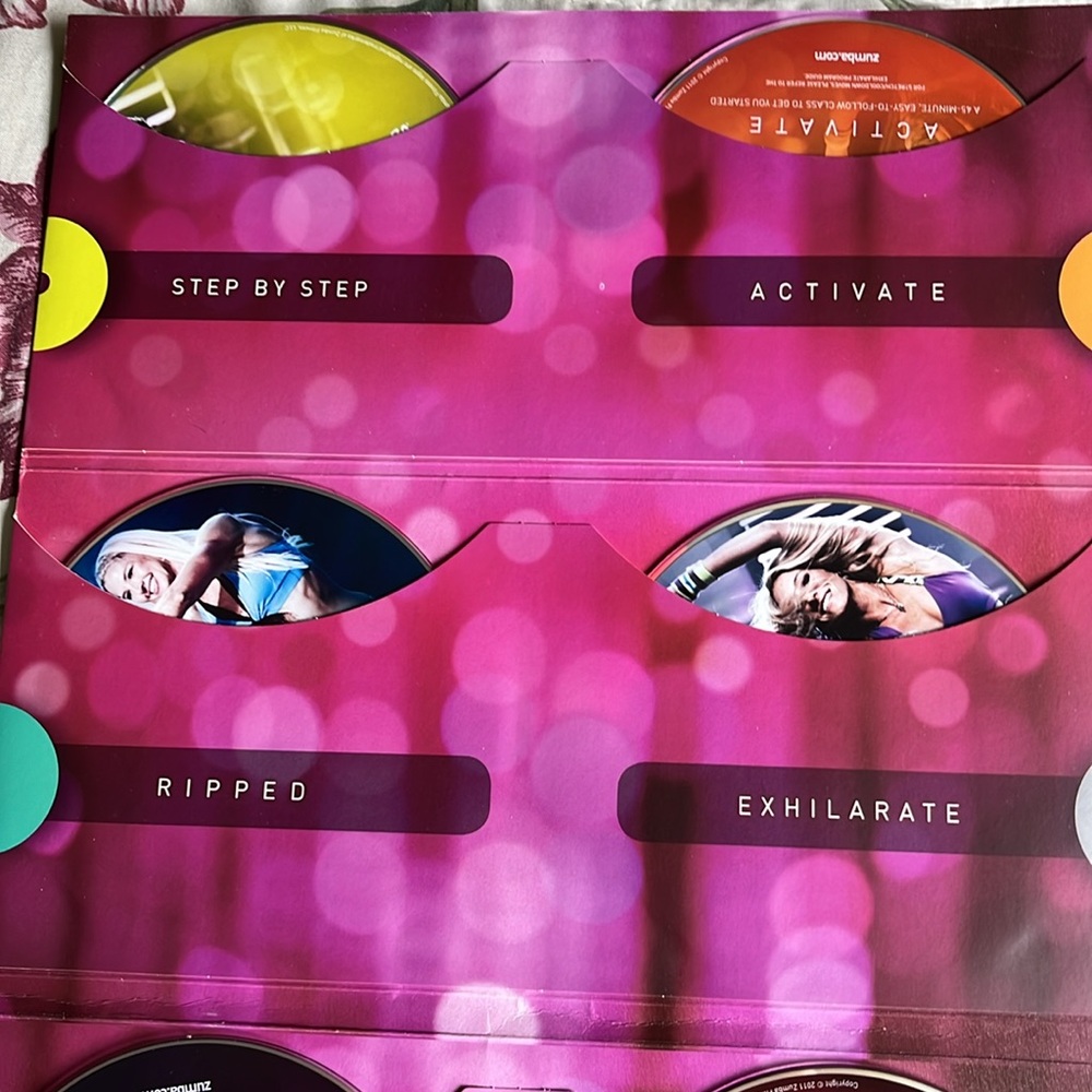 7 DVD Set Zumba Fitness